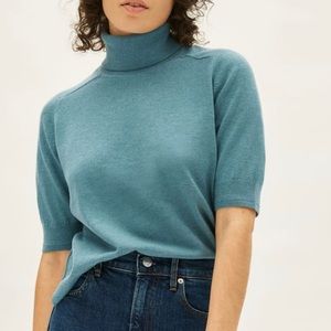 Everlane Cotton Merino Turtleneck Tee